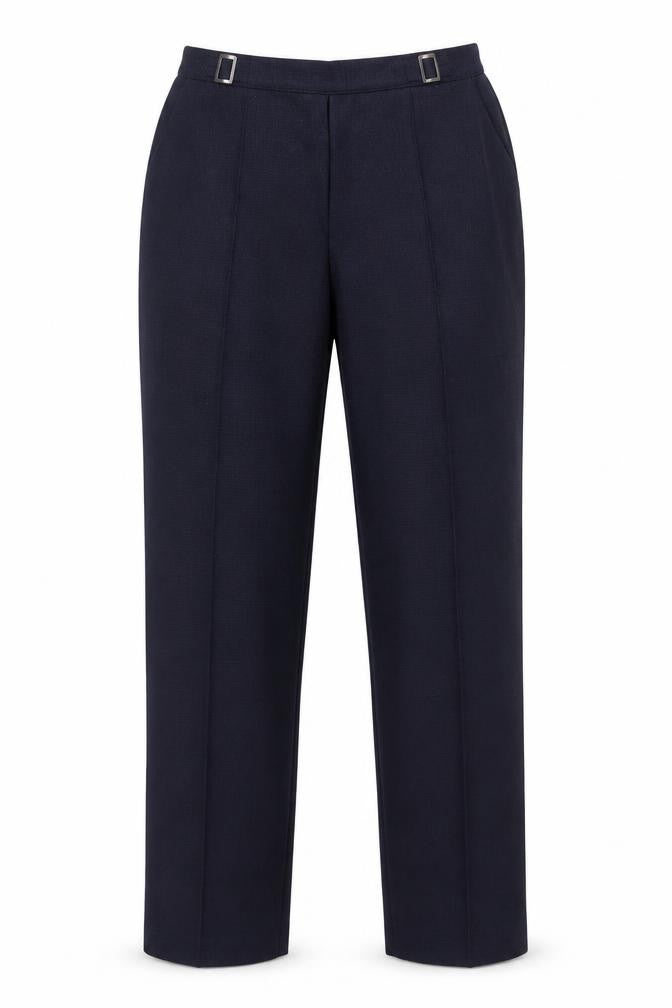 Womens UK Size 10 M&S Regular Fit  Blue Trousers