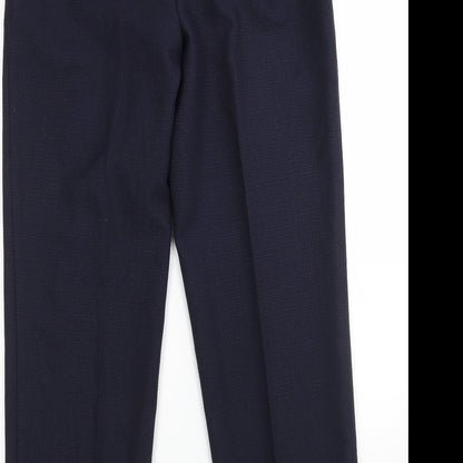 Womens UK Size 10 M&S Regular Fit  Blue Trousers
