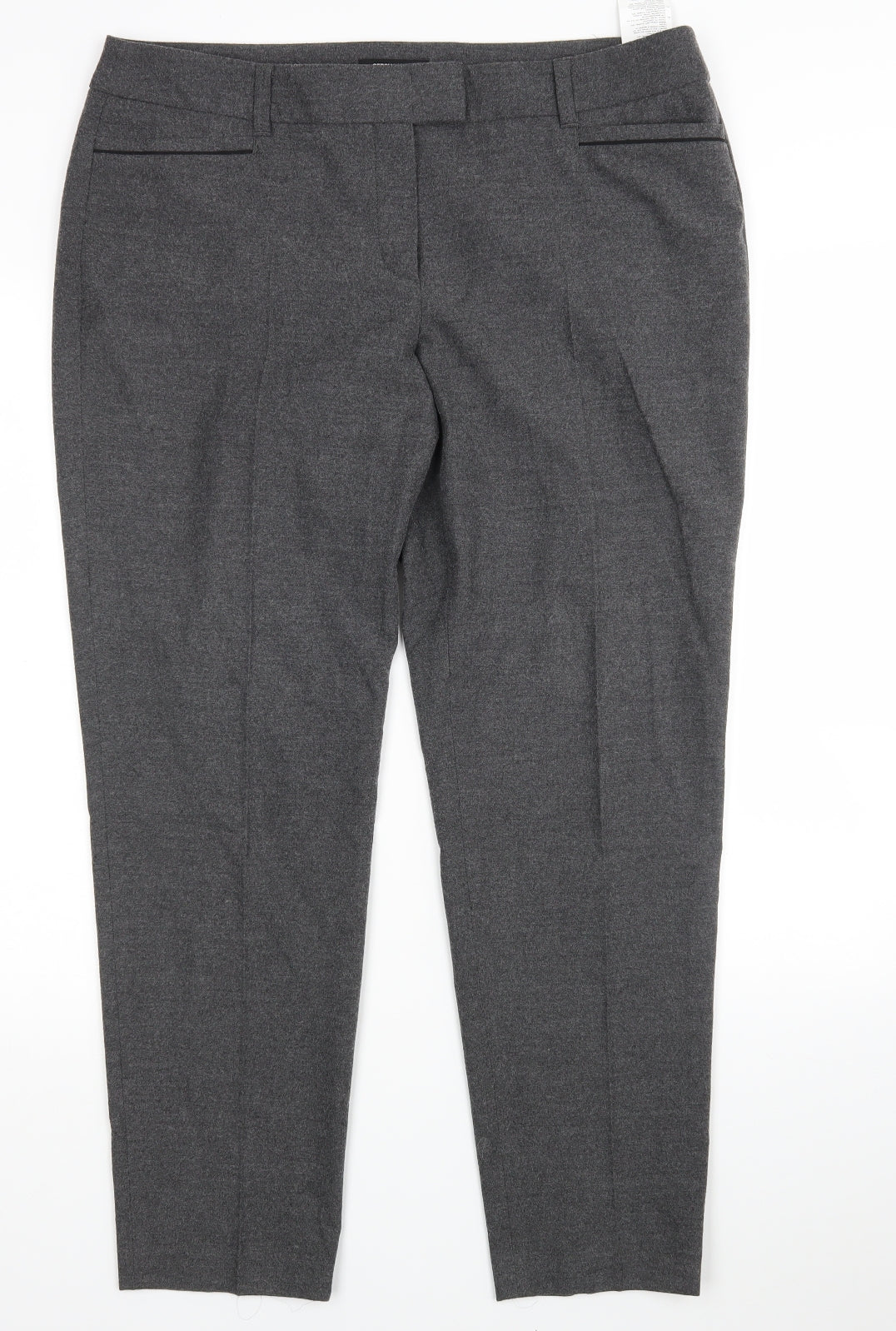 Gerry Weber Womens Grey  Polyester Trousers  Size 18 L28 in Regular