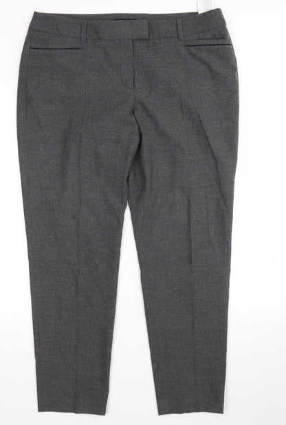 Gerry Weber Womens Grey  Polyester Trousers  Size 18 L28 in Regular