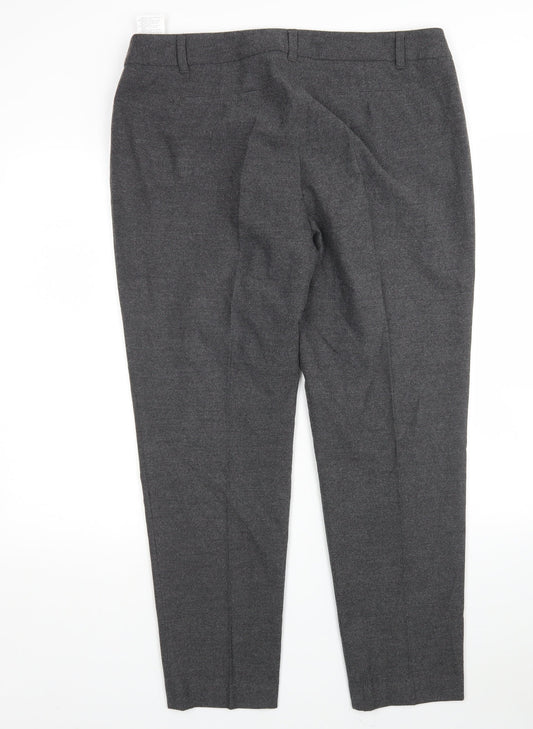 Gerry Weber Womens Grey  Polyester Trousers  Size 18 L28 in Regular