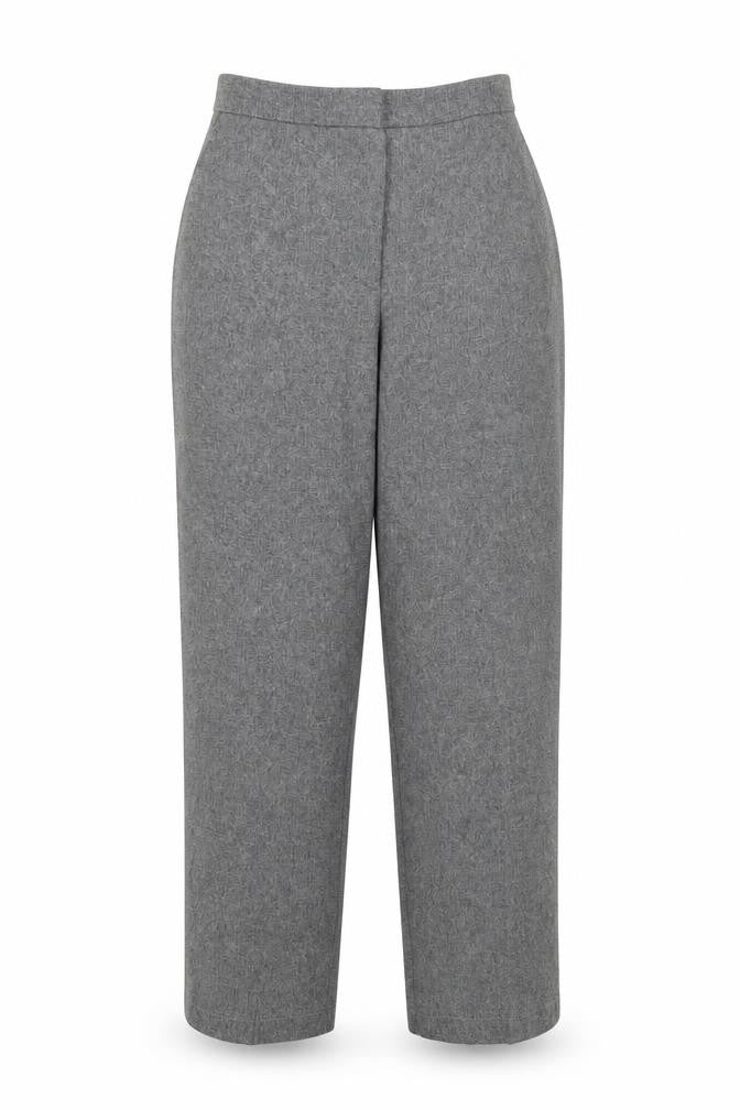Womens UK Size 14 Emma Collection Regular Fit  Grey Trousers