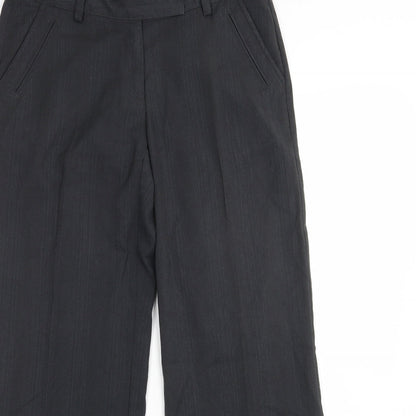 Avenue Womens Grey  Polyester Trousers  Size 10 L31 in Regular