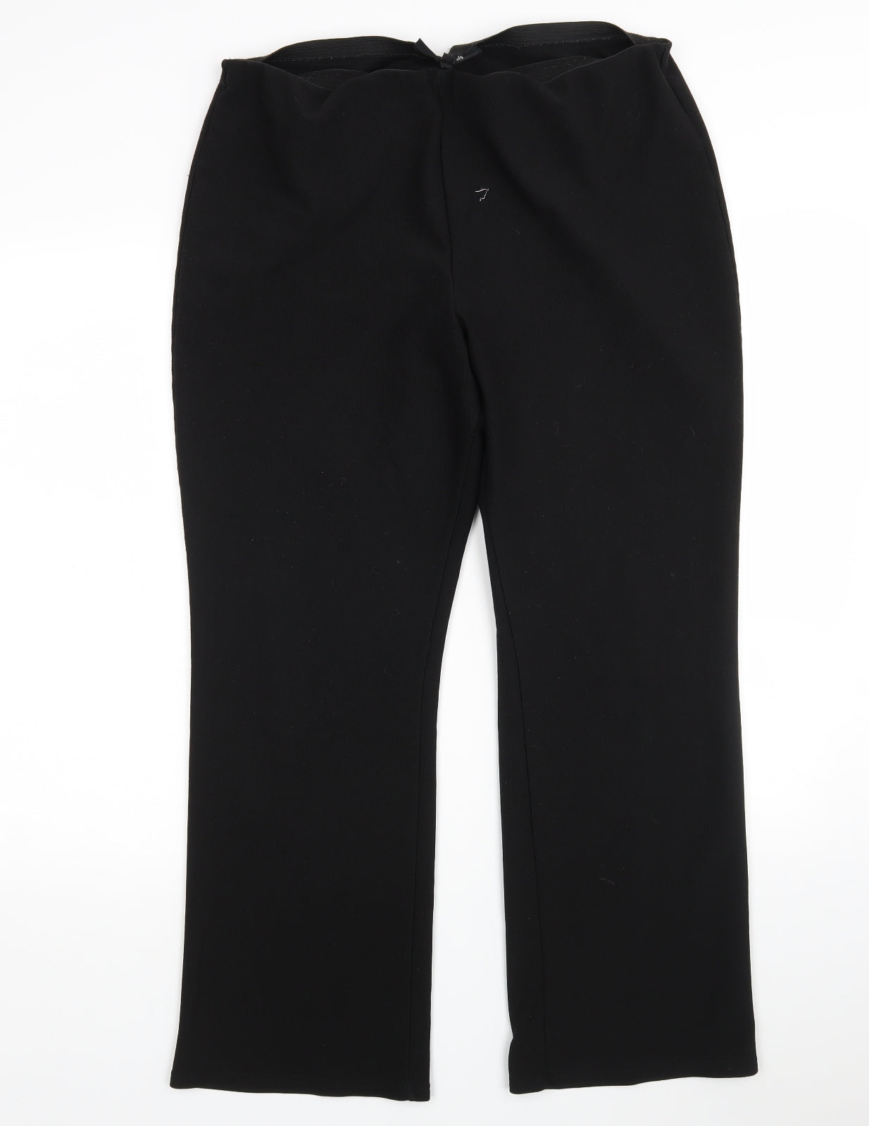 Originals  Womens Black  Polyester Trousers  Size 16 L28 in Regular