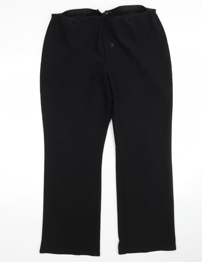 Originals  Womens Black  Polyester Trousers  Size 16 L28 in Regular