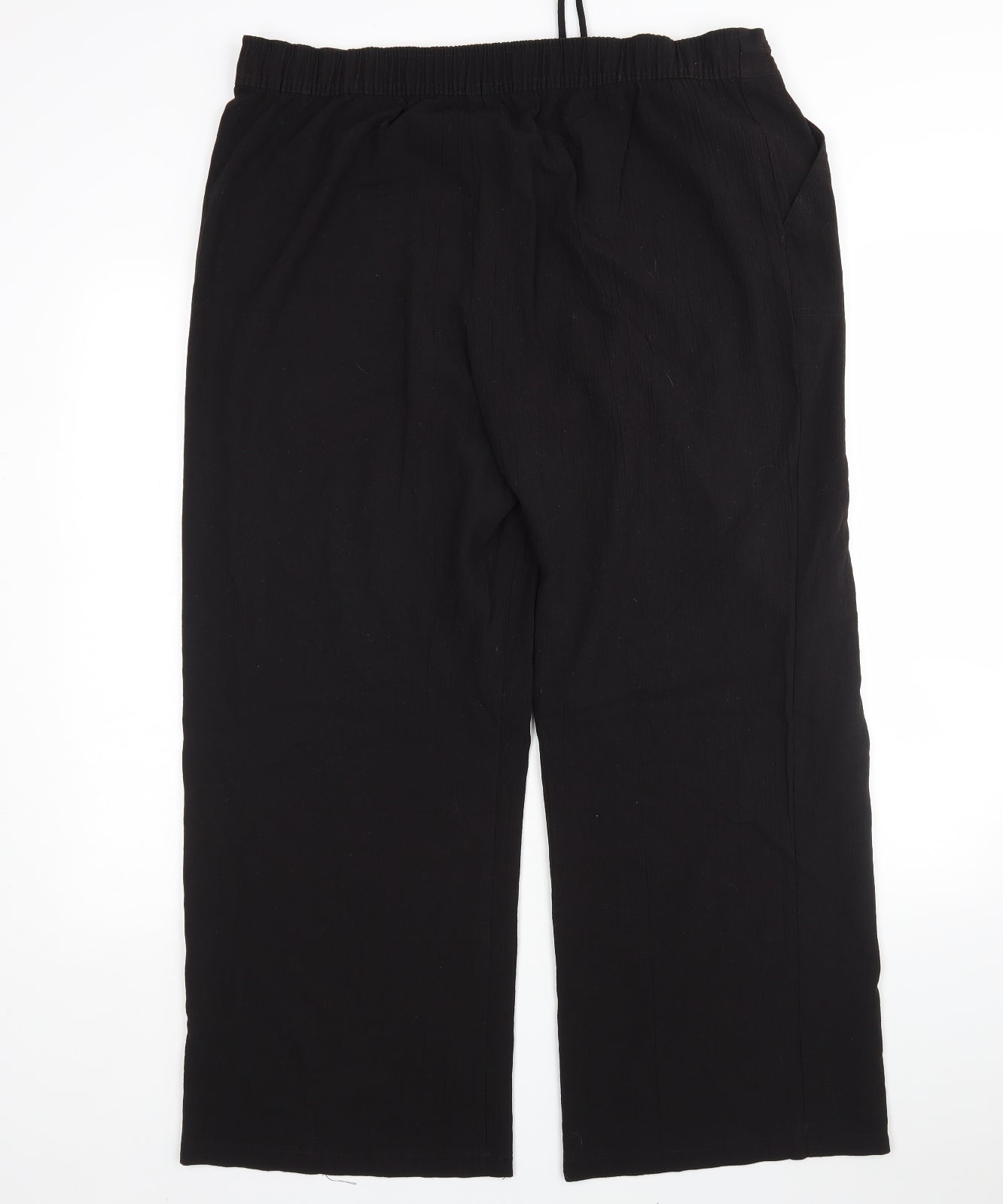 Womens UK Size 18 Papaya Regular Fit  Black Trousers
