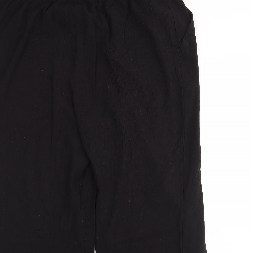 Womens UK Size 18 Papaya Regular Fit  Black Trousers