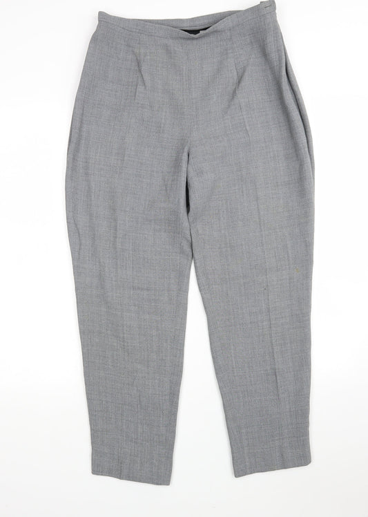 Womens UK Size 12 Principles Regular Fit  Grey Trousers