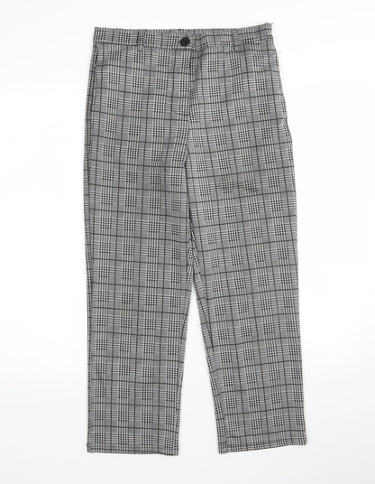 Womens UK Size L Preworn Regular Fit Cropped Multicoloured Trousers