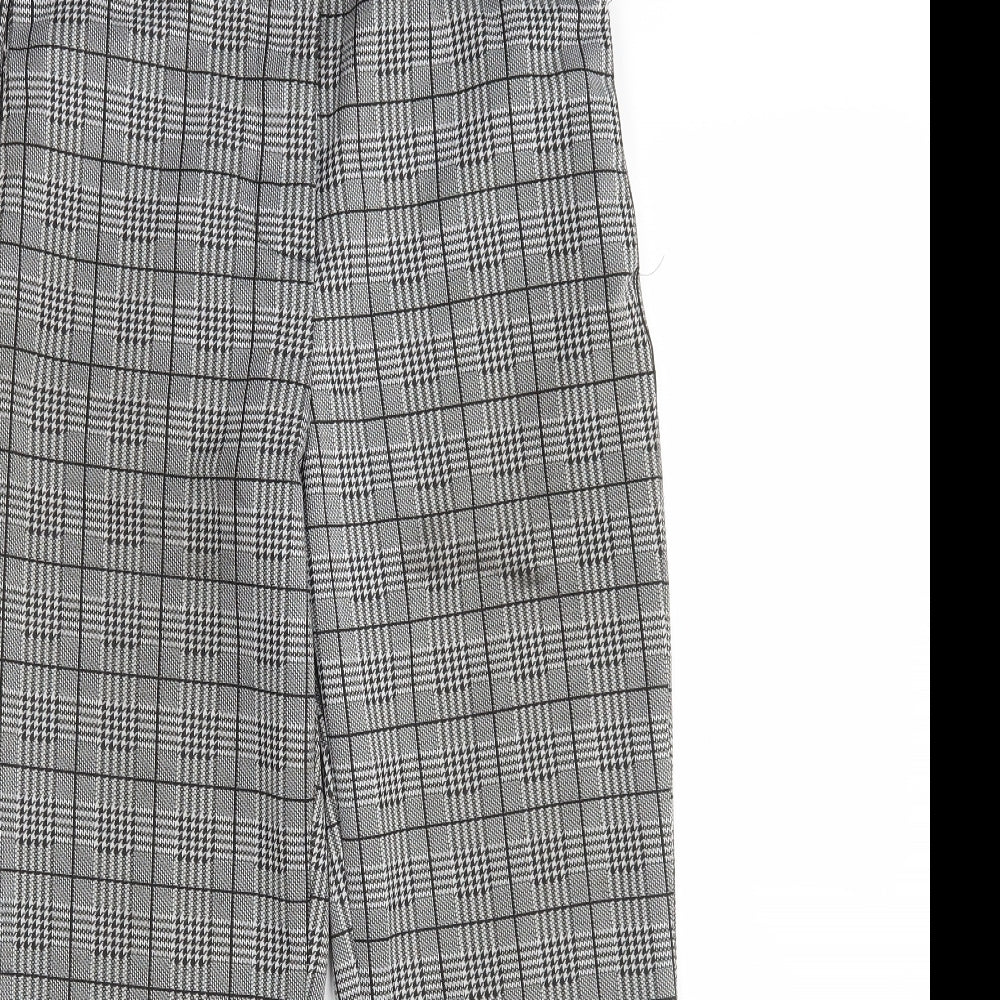 Womens UK Size L Preworn Regular Fit Cropped Multicoloured Trousers