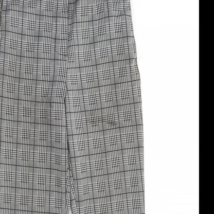 Womens UK Size L Preworn Regular Fit Cropped Multicoloured Trousers