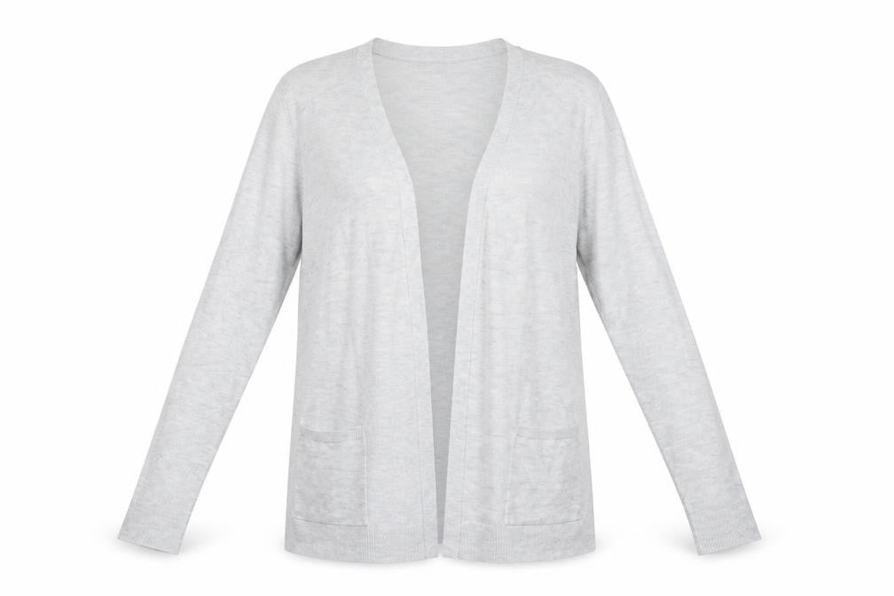 Womens UK Size 12 F&F Grey Cardigan Jumper
