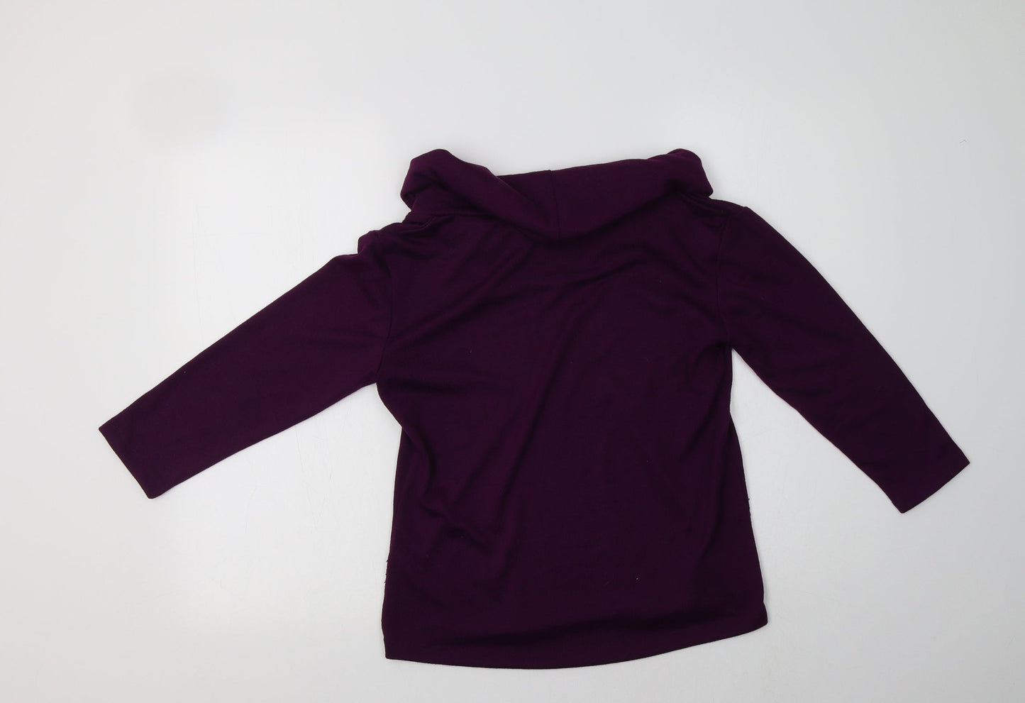 Womens UK Size 12 Classic Purple Pullover Jumper