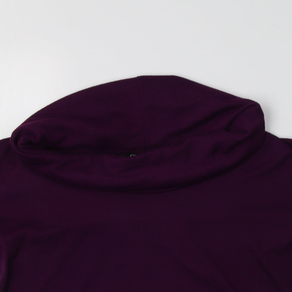 Womens UK Size 12 Classic Purple Pullover Jumper