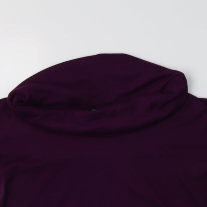 Womens UK Size 12 Classic Purple Pullover Jumper