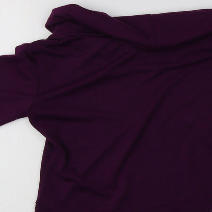 Womens UK Size 12 Classic Purple Pullover Jumper