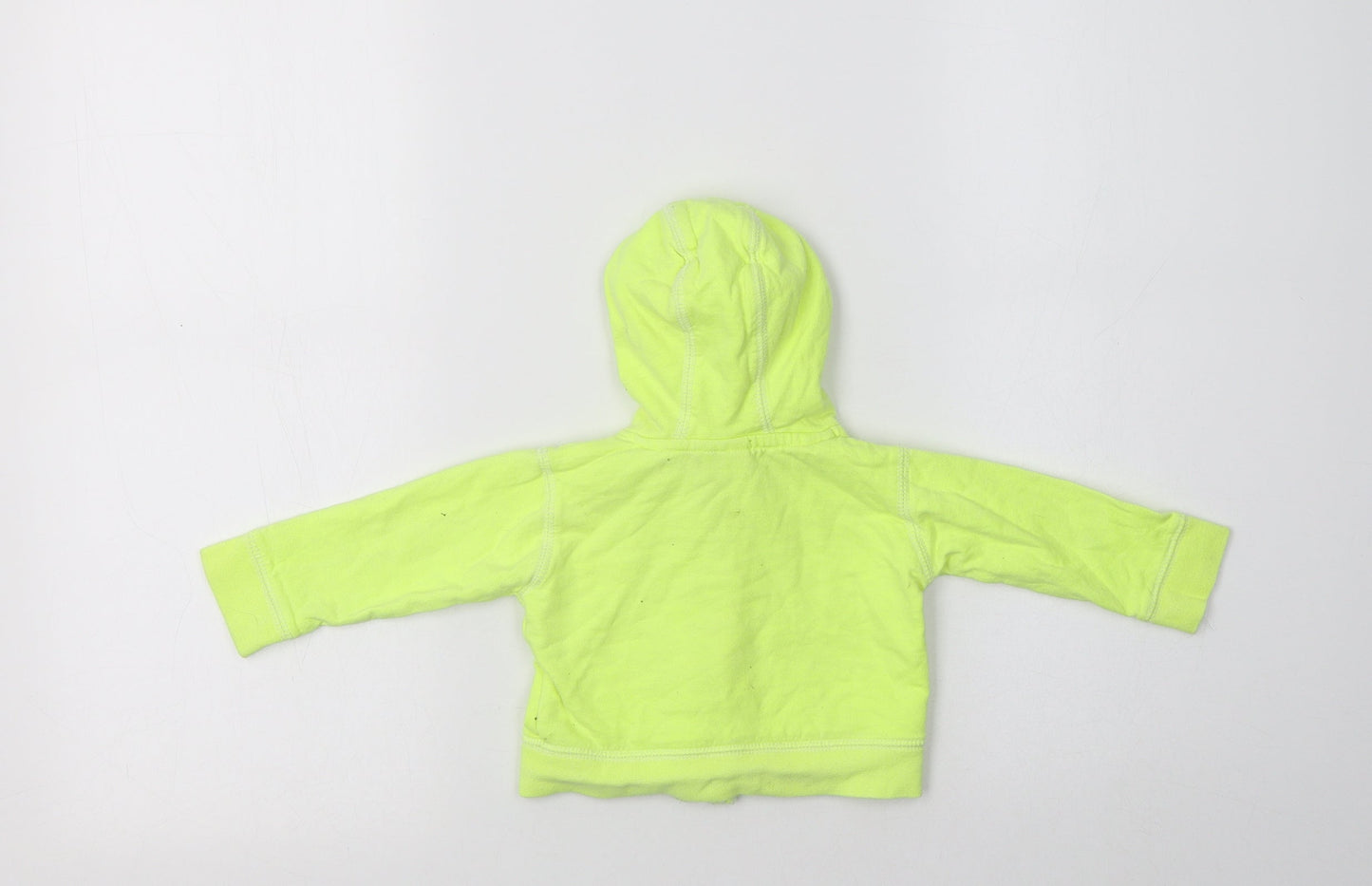 Baby Baby Green  Cotton Full Zip Jumper Size 6-9 Months