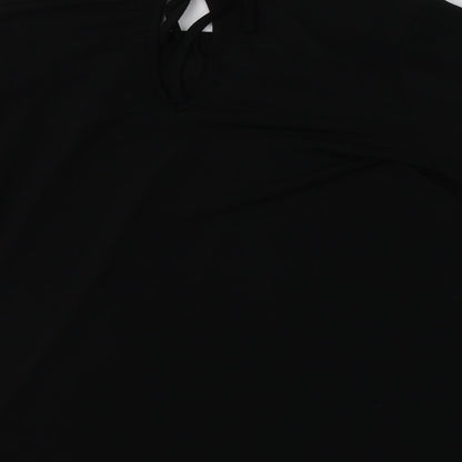 Womens UK Size XS H&M Black Basic Blouse