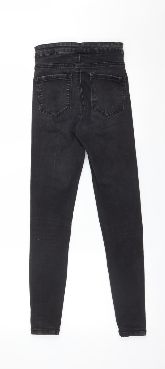 DENIM CO Womens Black  Cotton Jegging Jeans Size 8 L27 in Regular