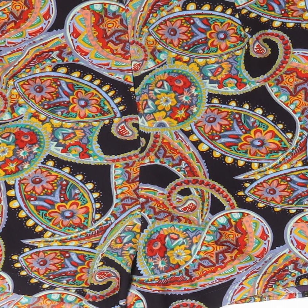Atmosphere Womens Multicoloured Paisley Polyester Wrap Shorts Size 8 L3 in Regular