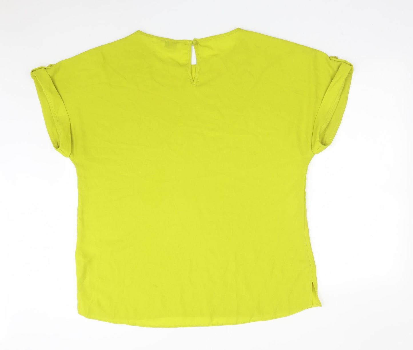 Womens UK Size 16 Dorothy Perkins Green Basic T-Shirt