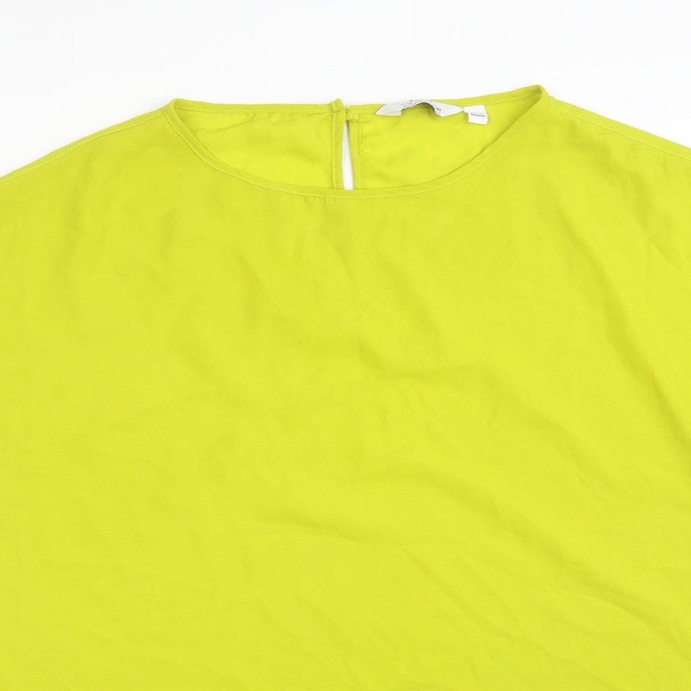 Womens UK Size 16 Dorothy Perkins Green Basic T-Shirt