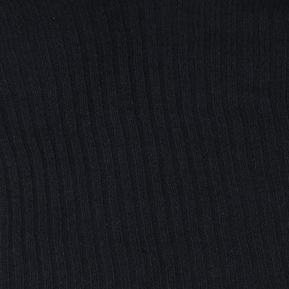 George Mens Blue Striped Acrylic Pullover Sweatshirt Size S