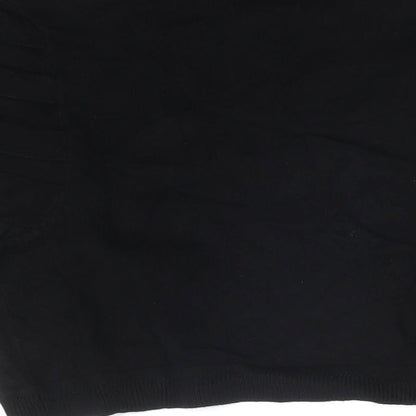 Womens UK Size 12 Papaya Black Cardigan Jumper
