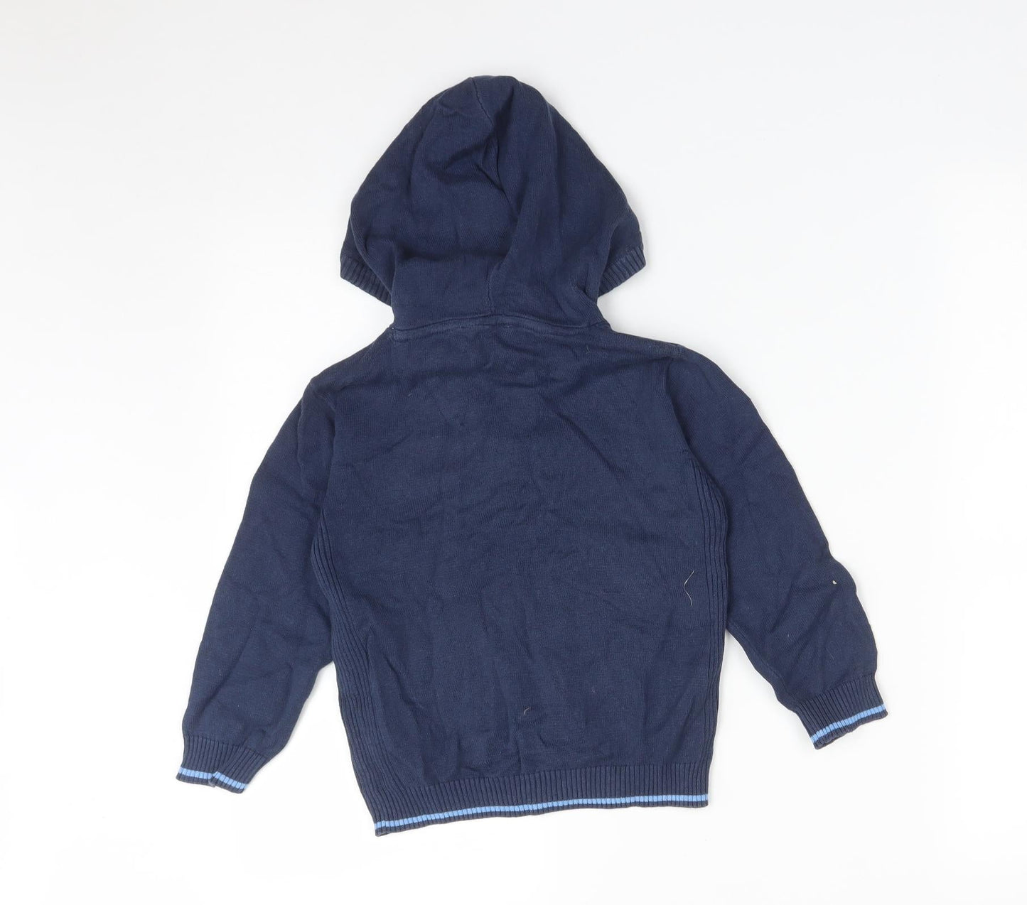 George Boys Blue  Cotton Pullover Hoodie Size 4-5 Years