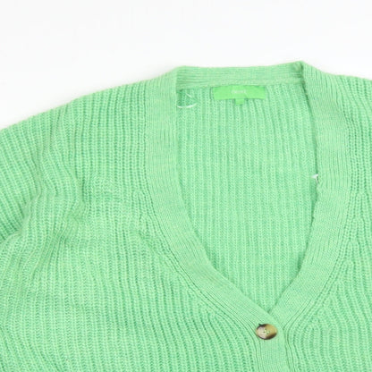 Womens UK Size S NEXT Green Cardigan Jumper