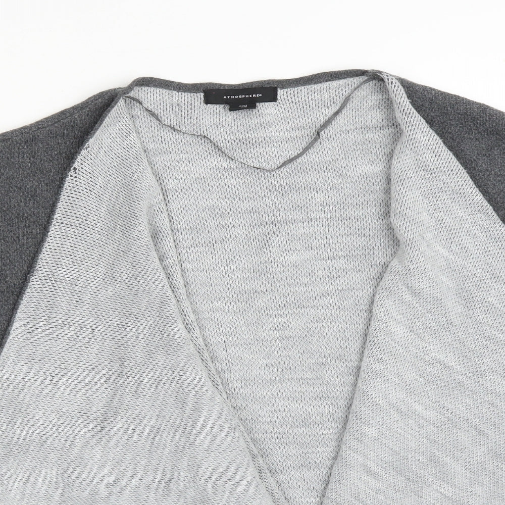 Womens UK Size M Atmosphere Grey Cardigan Jumper