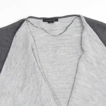 Womens UK Size M Atmosphere Grey Cardigan Jumper