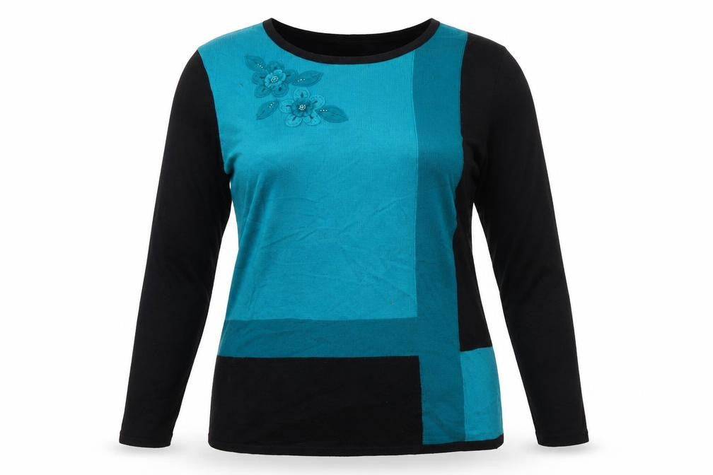 Womens UK Size L FAY LOUISE Multicoloured Basic T-Shirt