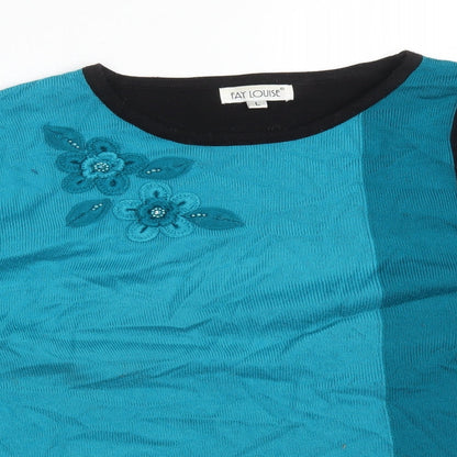 Womens UK Size L FAY LOUISE Multicoloured Basic T-Shirt