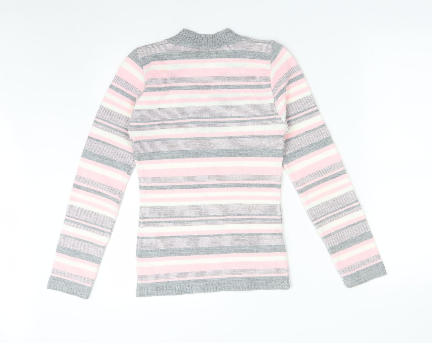 Womens UK Size L Logo Multicoloured Basic T-Shirt
