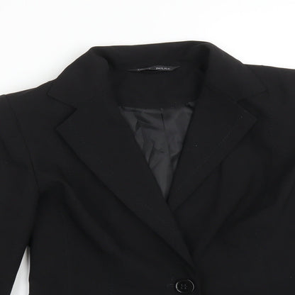 BHS Womens Black  Polyester Jacket Suit Jacket Size 10