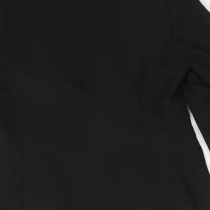 BHS Womens Black  Polyester Jacket Suit Jacket Size 10