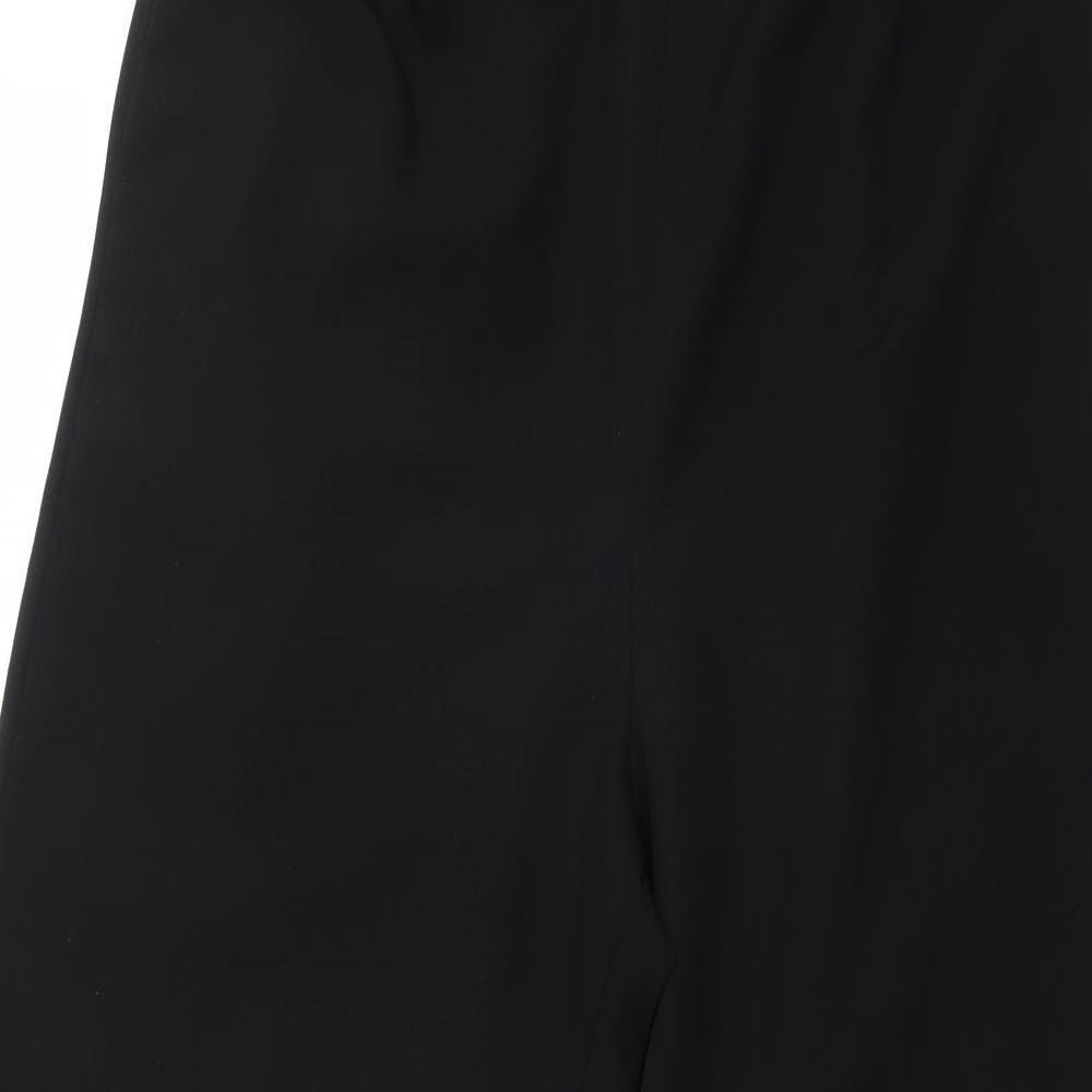 BM Womens Black  Polyester Trousers  Size 16 L24 in Regular