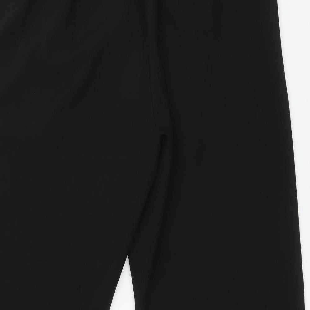 BM Womens Black  Polyester Trousers  Size 16 L24 in Regular