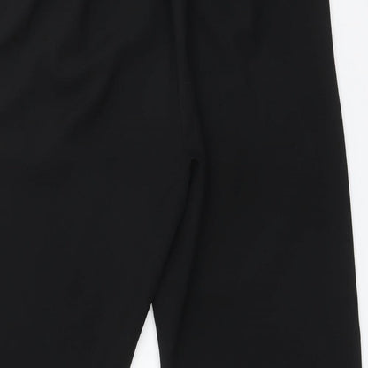 BM Womens Black  Polyester Trousers  Size 16 L24 in Regular