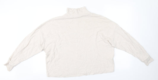 Womens UK Size M New Look Beige Pullover Jumper