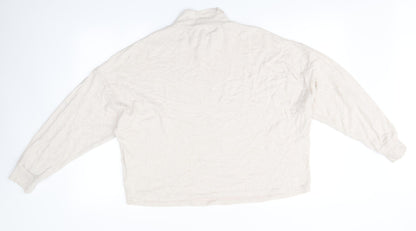 Womens UK Size M New Look Beige Pullover Jumper