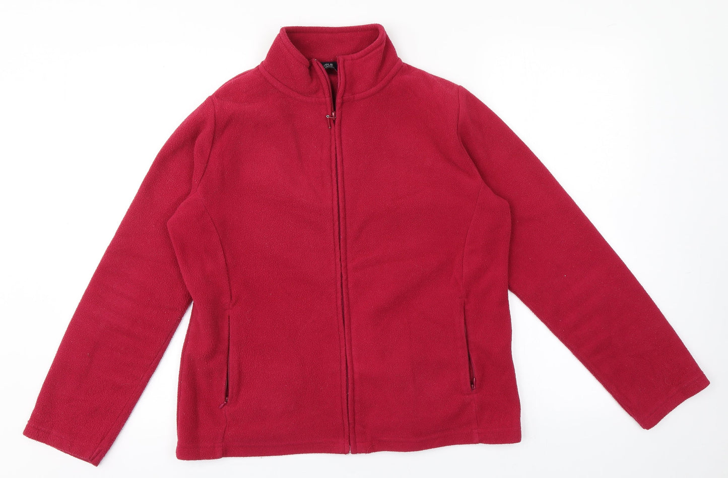 Womens UK Size 14 EWM Pink Full Zip Jumper