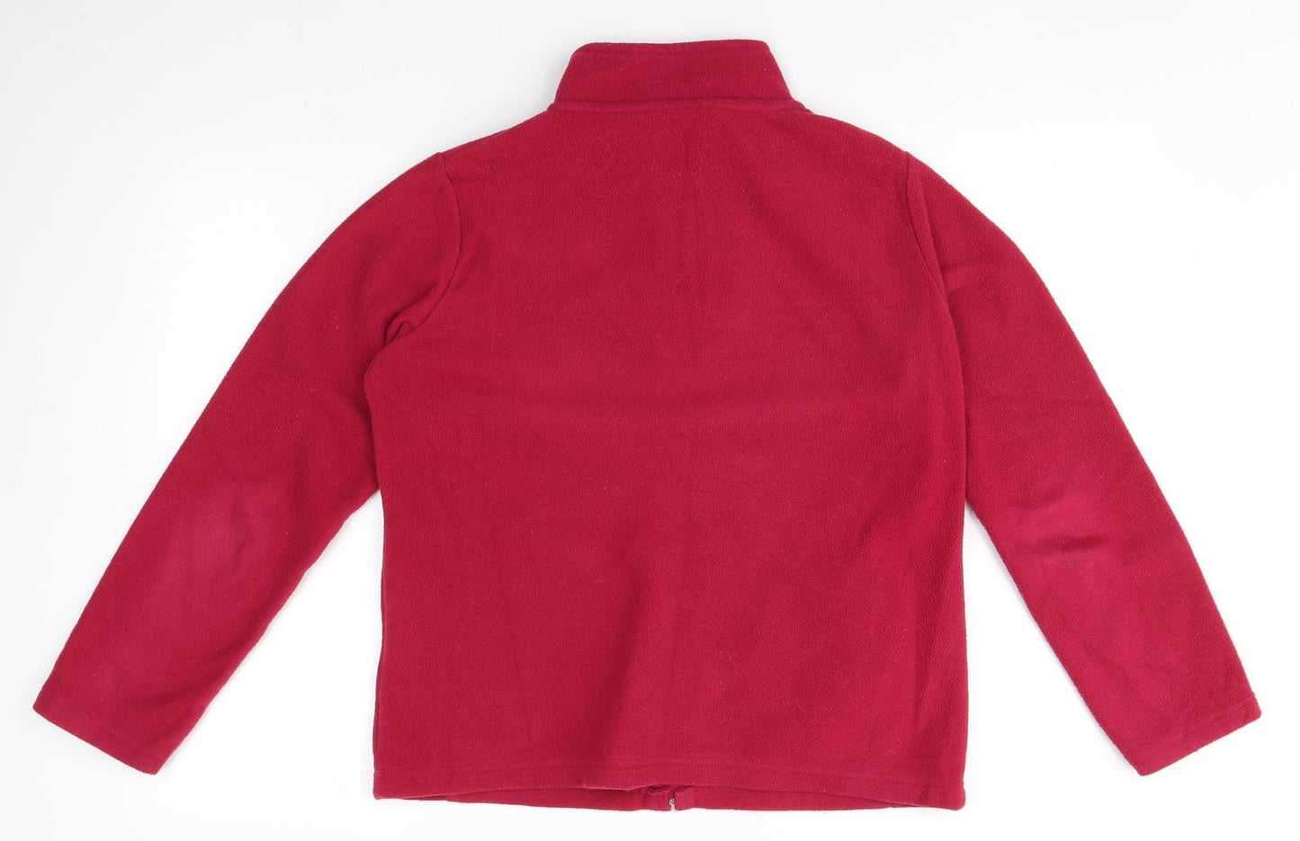 Womens UK Size 14 EWM Pink Full Zip Jumper