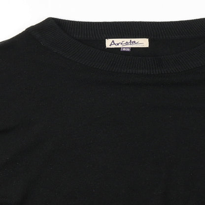 Arista Womens Brown Round Neck  Acrylic Pullover Jumper Size 18