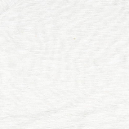 New Look Girls Grey Round Neck  Cotton Pullover Jumper Size 14-15 Years