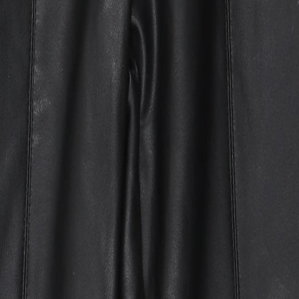 Womens UK Size 8 Miss Selfridge Regular Fit  Black Trousers