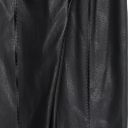 Womens UK Size 8 Miss Selfridge Regular Fit  Black Trousers