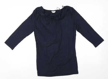 Womens UK Size 10 Monsoon Blue Basic T-Shirt