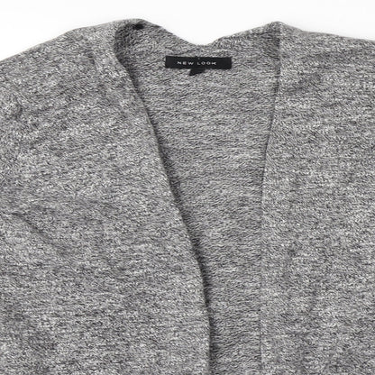 Womens UK Size 6 New Look Grey Cardigan Jumper